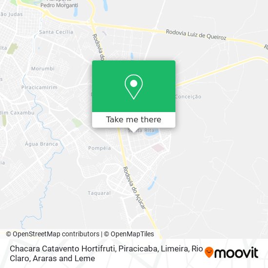 Chacara Catavento Hortifruti map