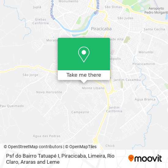 Psf do Bairro Tatuapé I map