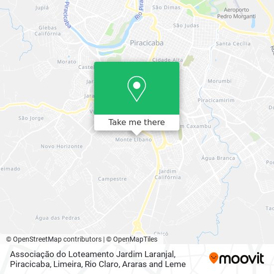 Associação do Loteamento Jardim Laranjal map