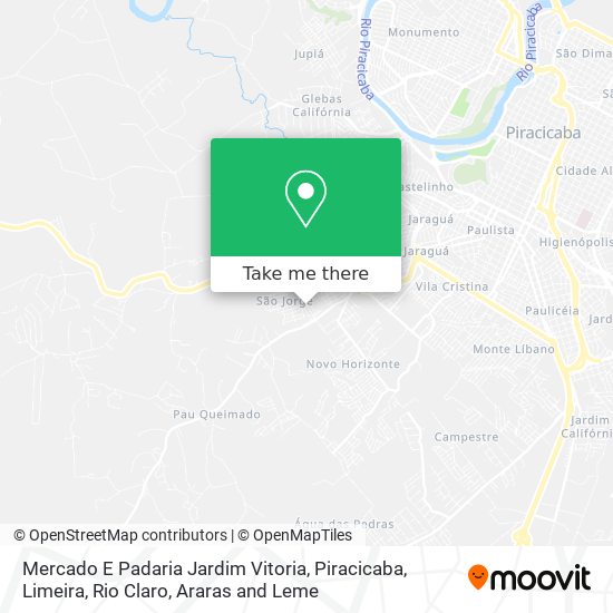 Mercado E Padaria Jardim Vitoria map