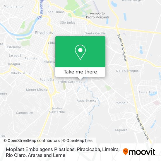 Moplast Embalagens Plasticas map