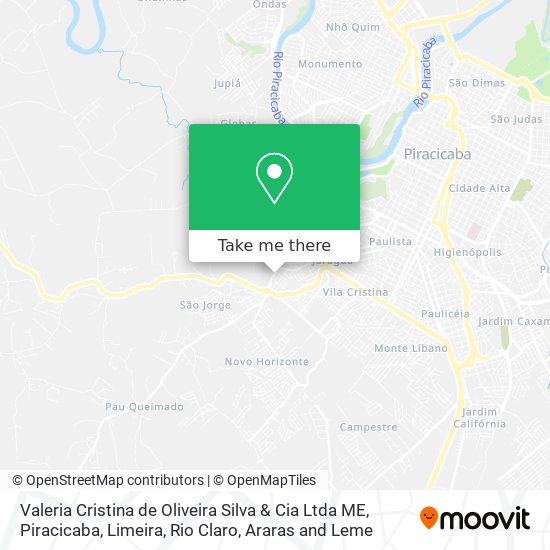 Valeria Cristina de Oliveira Silva & Cia Ltda ME map
