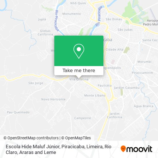 Escola Hide Maluf Júnior map