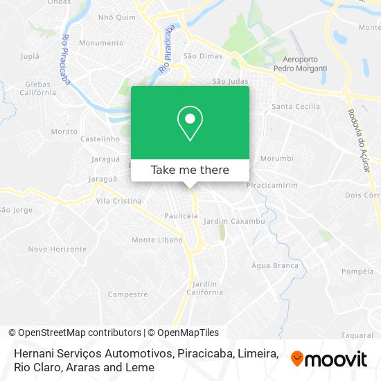 Hernani Serviços Automotivos map