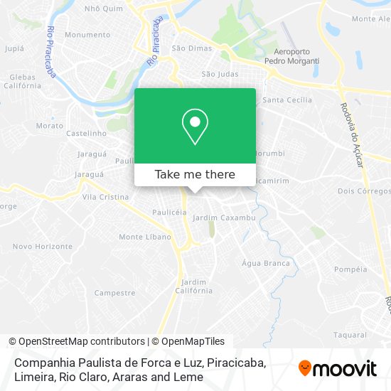 Companhia Paulista de Forca e Luz map