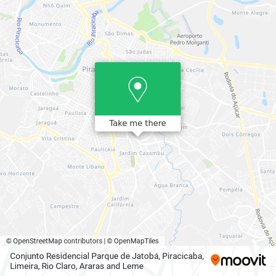 Conjunto Residencial Parque de Jatobá map