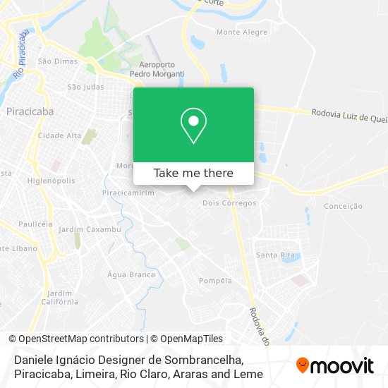 Daniele Ignácio Designer de Sombrancelha map