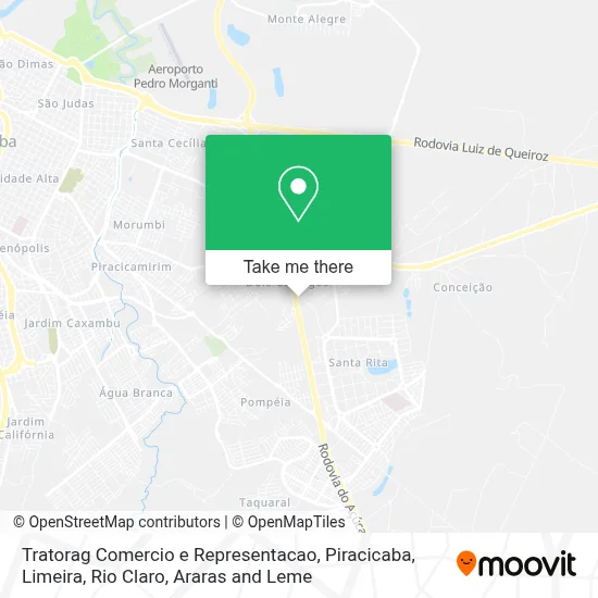 Tratorag Comercio e Representacao map