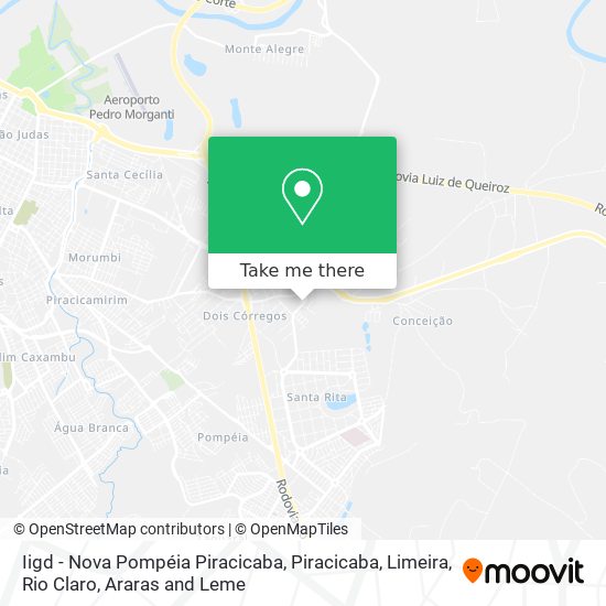 Mapa Iigd - Nova Pompéia Piracicaba
