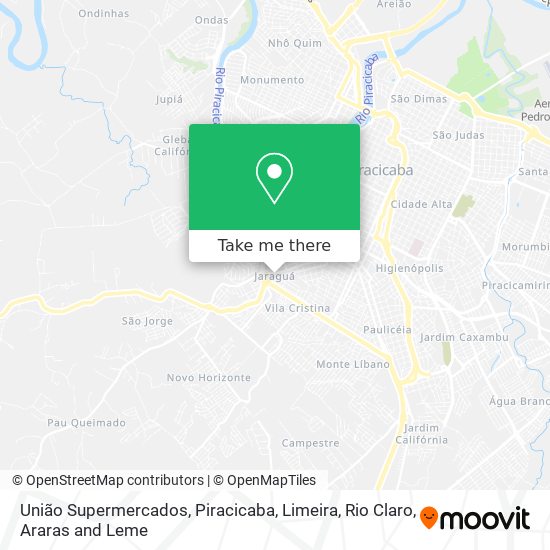 União Supermercados map