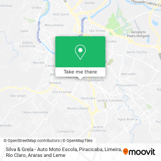 Silva & Grela - Auto Moto Escola map