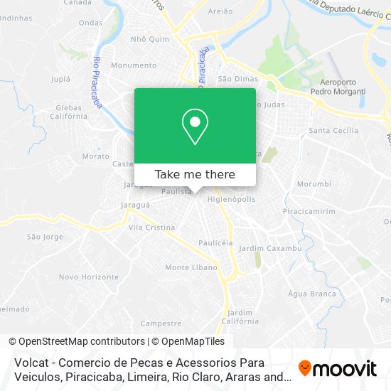 Volcat - Comercio de Pecas e Acessorios Para Veiculos map
