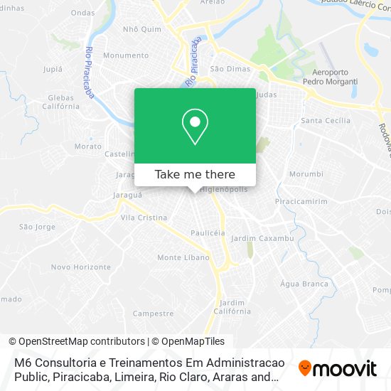 M6 Consultoria e Treinamentos Em Administracao Public map