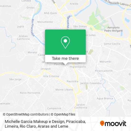 Michelle Garcia Makeup e Design map