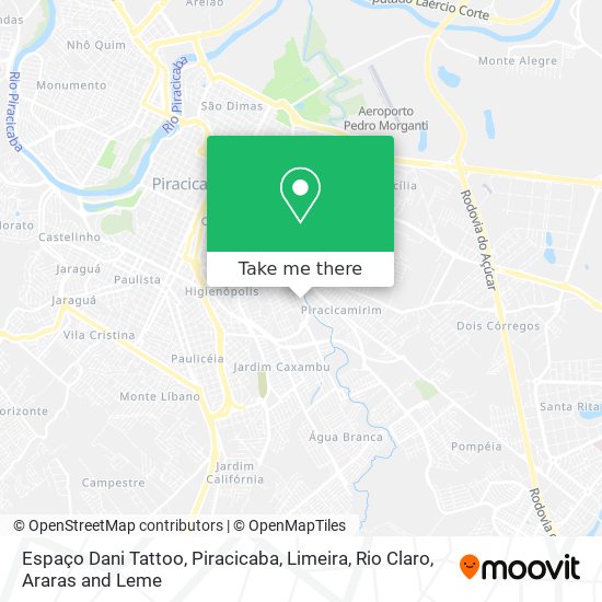 Espaço Dani Tattoo map
