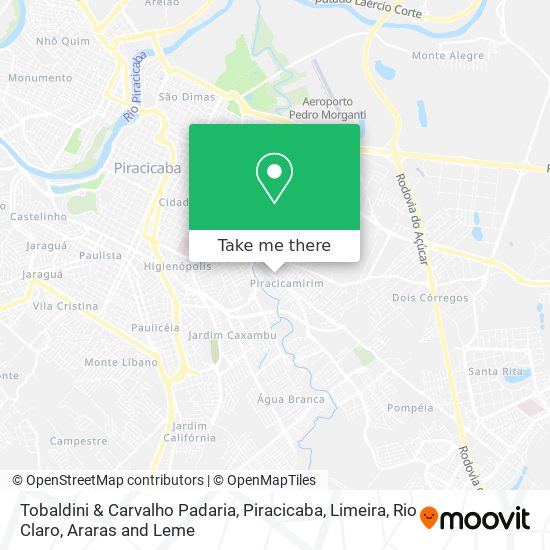 Tobaldini & Carvalho Padaria map