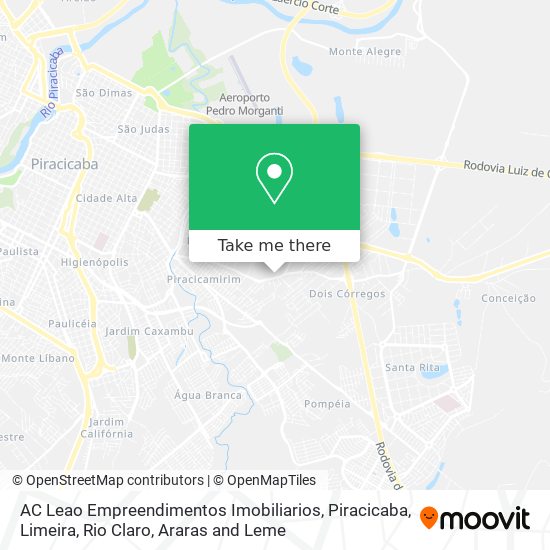 Mapa AC Leao Empreendimentos Imobiliarios