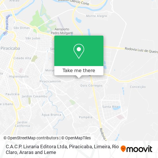 C.A.C.P. Livraria Editora Ltda map