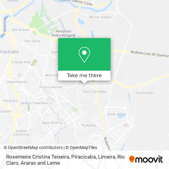 Rosemeire Cristina Teixeira map