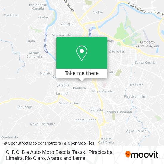C. F. C. B e Auto Moto Escola Takaki map