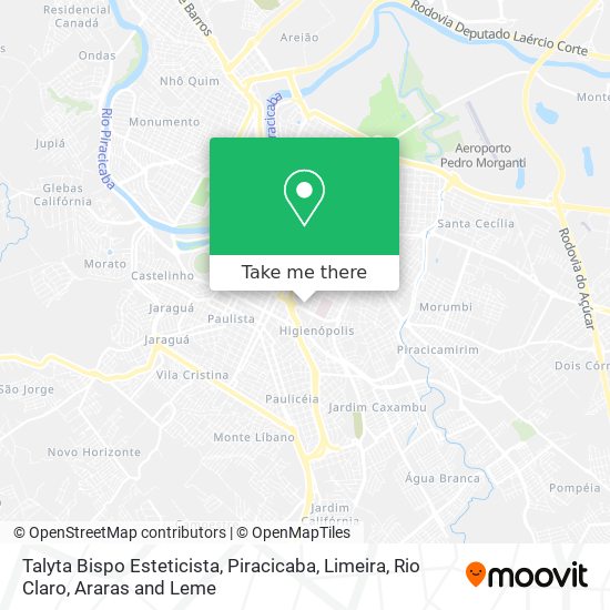Talyta Bispo Esteticista map
