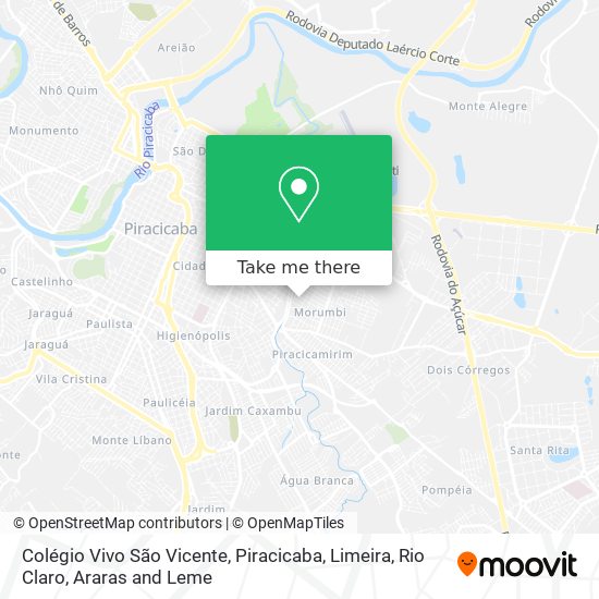 Colégio Vivo São Vicente map