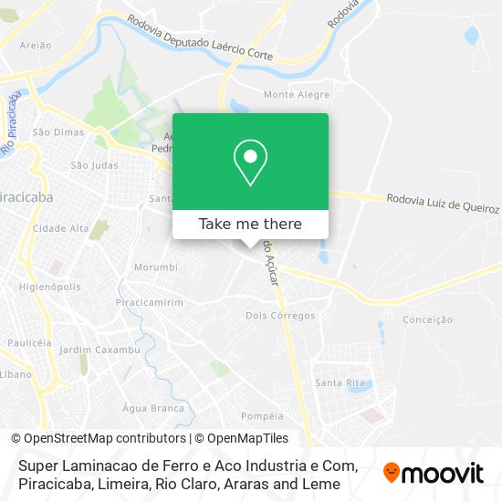 Super Laminacao de Ferro e Aco Industria e Com map