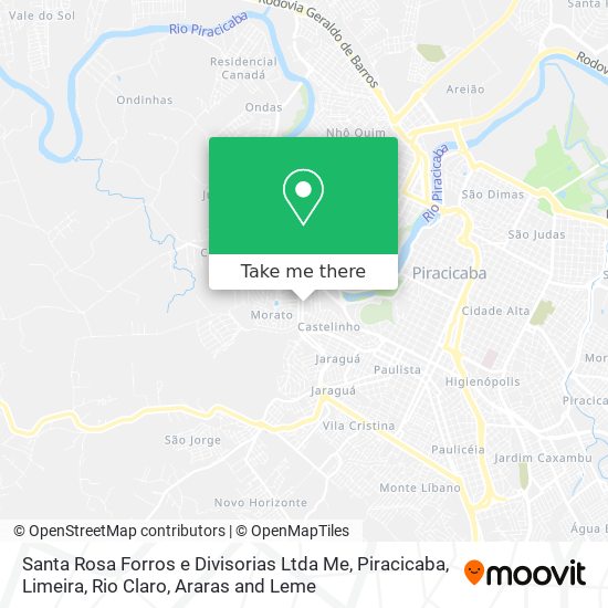 Santa Rosa Forros e Divisorias Ltda Me map