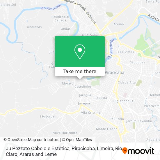 Ju Pezzato Cabelo e Estética map