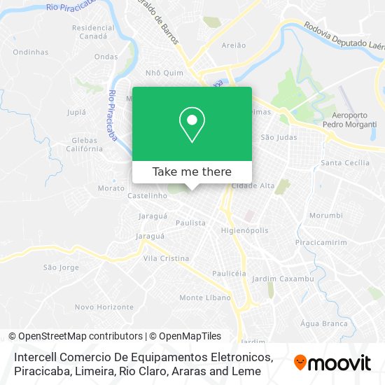 Intercell Comercio De Equipamentos Eletronicos map