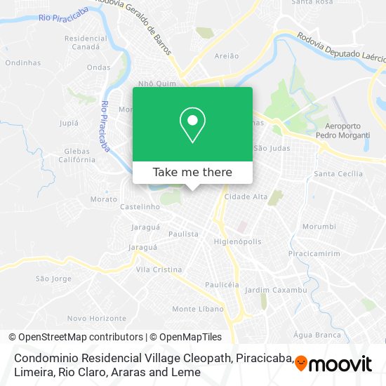 Condominio Residencial Village Cleopath map