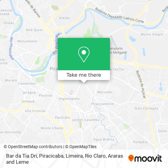 Bar da Tia Dri map