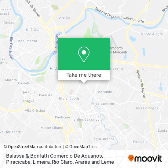 Balassa & Bonfatti Comercio De Aquarios map