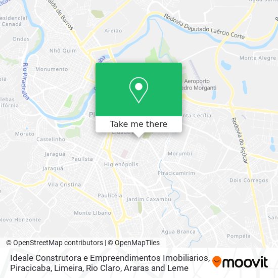 Ideale Construtora e Empreendimentos Imobiliarios map