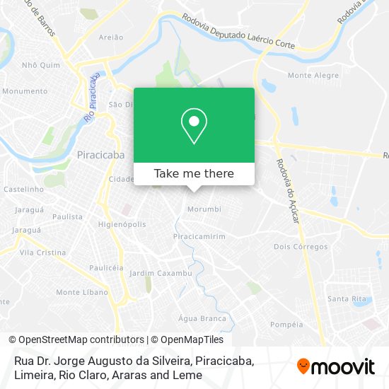 Rua Dr. Jorge Augusto da Silveira map