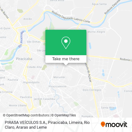 PIRASA VEÍCULOS S.A. map