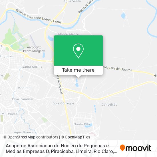 Anupeme Associacao do Nucleo de Pequenas e Medias Empresas D map