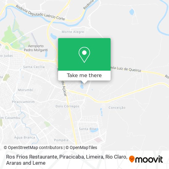 Mapa Ros Frios Restaurante