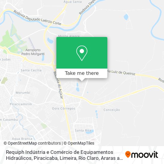 Requiph Indústria e Comércio de Equipamentos Hidraúlicos map