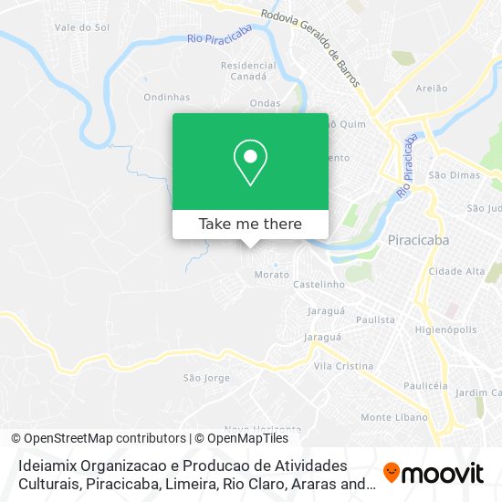 Mapa Ideiamix Organizacao e Producao de Atividades Culturais