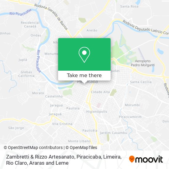 Zambretti & Rizzo Artesanato map
