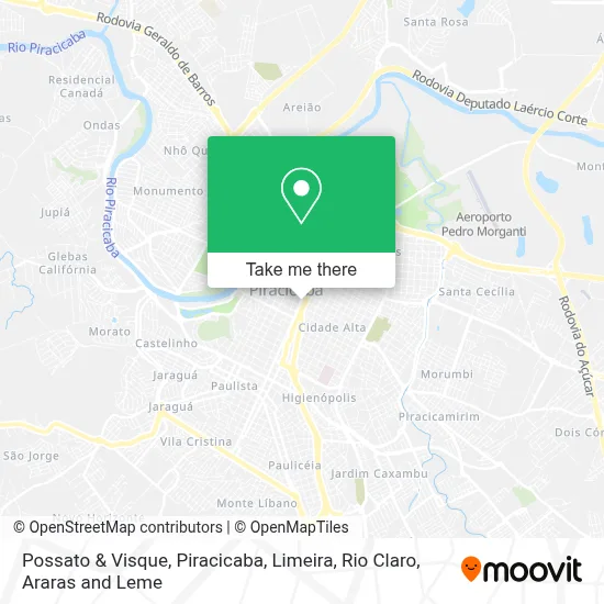 Possato & Visque map