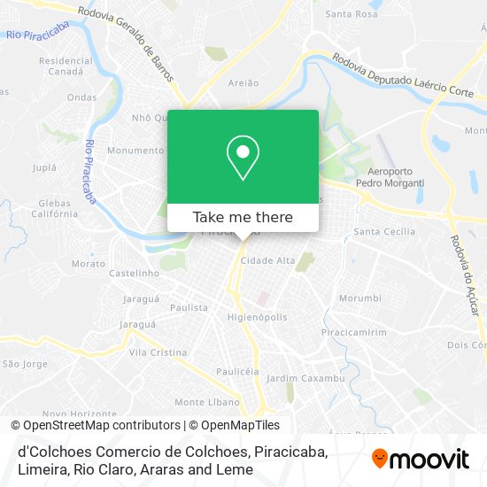 d'Colchoes Comercio de Colchoes map