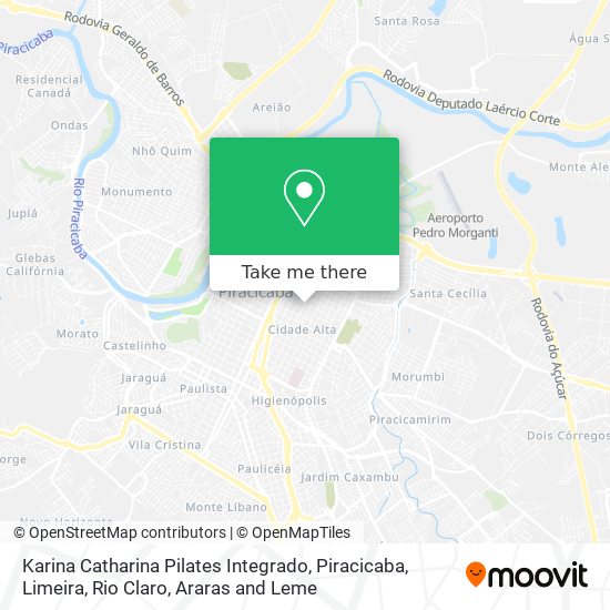 Karina Catharina Pilates Integrado map