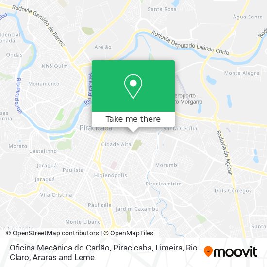 Oficina Mecânica do Carlão map