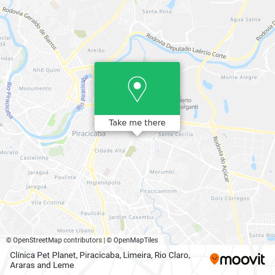 Clínica Pet Planet map