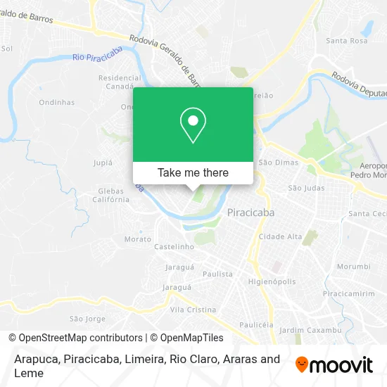Arapuca map