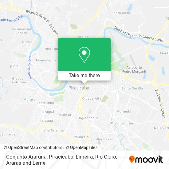 Conjunto Araruna map