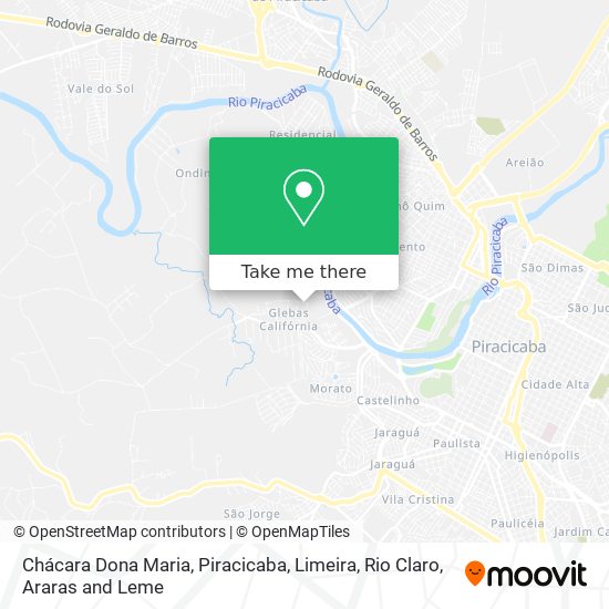 Chácara Dona Maria map