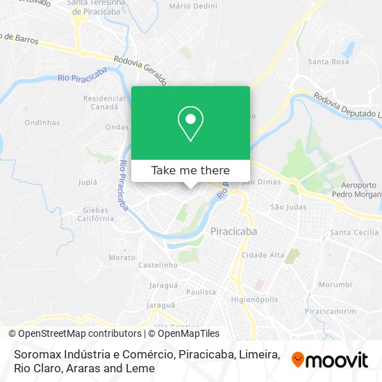 Soromax Indústria e Comércio map